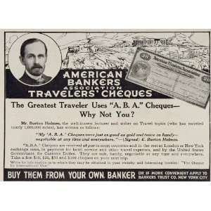   Travelers Check Cheque Money   Original Print Ad