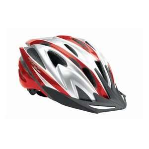  Vigor Atomic Pro Cycling Helmet L/XL 58   62cm Red/Silver 