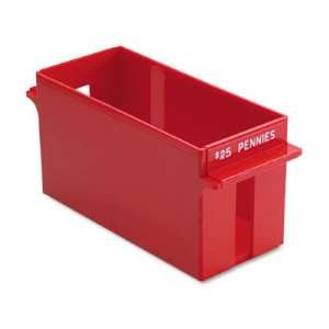   Rolled Coin Storage Tray   Red(sold in packs of 3)