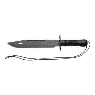Black Ultimate Survival Knife 15 W/ Compass