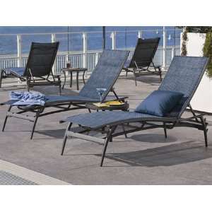   Relaxed Sling Pool Patio Aluminum Lounge Set Patio, Lawn & Garden