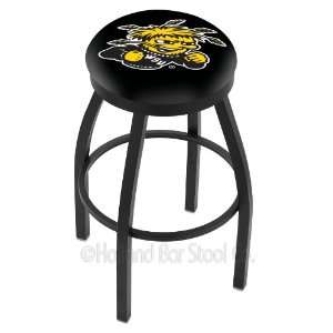   Maple wood seat, and 360 degree swivel by Holland Bar Stool Company