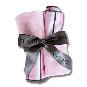  Luxe Pink Pinstripe Burp Cloth Set Baby