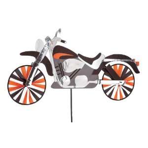  HARLEY STYLE MOTORCYCLE YARD SPINNER: Patio, Lawn & Garden