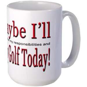  Play Golf Sports Large Mug by CafePress: Everything Else