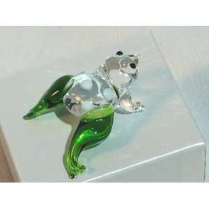  Collectibles Crystal Figurines Green Frog 