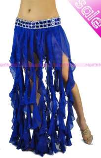 NWT Sexy Belly Dance Costume Hip Scarf Skirt 10 colors  