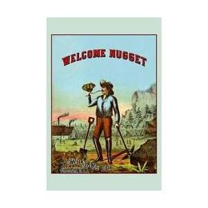  Welcome Nugget Tobacco Label 20x30 poster