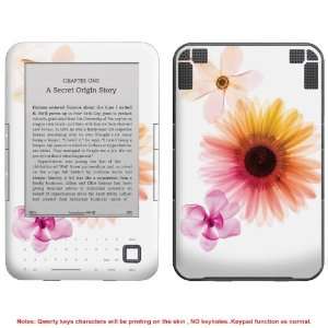 Protective Decal Skin Sticker for  Kindle 3 3G (no keys & for 