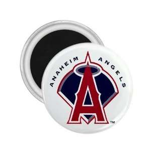  L. A. Angels of Anaheim Baseball Logo Souvenir Magnet 2.25 