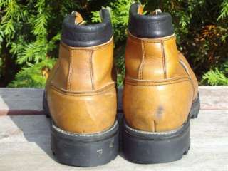   Original Chippewa Heavy Leather Hiking Mountain Boots Shoes USA 6.5