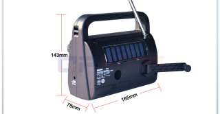 DEGEN DE16 FM/FML/MW/SW Solar Power World Band Portable Radio Receiver 