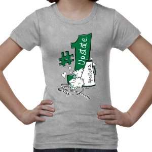    USC Upstate Spartans Youth #1 Fan T Shirt   Ash