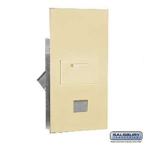   Door High 4B+ Mailbox Units Sandstone Rear Loading Private Access