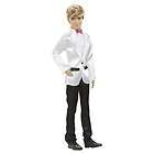 Barbie   KEN GROOM DOLL   2012   White Tuxedo Jacket & Pink Bow Tie