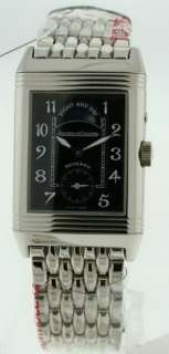 JAEGER LeCOULTRE REVERSO DUO MENS WHITE GOLD WATCH !!!  