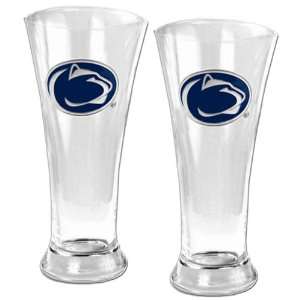  Penn State Nittany Lions 2 Piece Glass Pilsner Set: Sports 