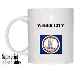    US State Flag   WEBER CITY, Virginia (VA) Mug 