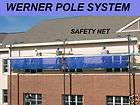 Werner Aluminum Pole Pump Jack Scaffolding SAFETY NET PJ SN
