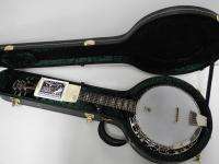 Deering D6 Deluxe 6 String 06 Tone Ring Resonator Banjo w/ Case NICE 