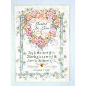  United in Love Wedding Record kit (cross stitch) Arts 