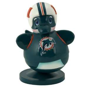 Pack of 4 NFL Miami Dolphins Wind Up Musical Mascots:  