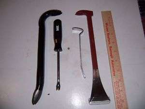 pc NAIL PULLER DOUBLE END , PRY BAR ,2 TACK LIFTERS  
