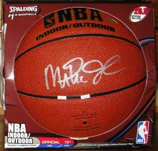   Autographed Official Gold Lettered NBA Basketball   Steiner Sports COA