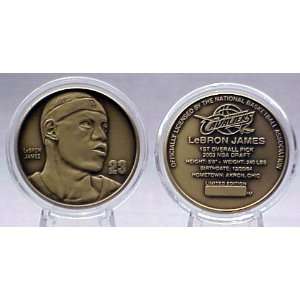  LeBron James Bronze Coin