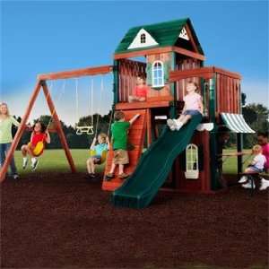  Greenwich Wooden Swing Set: Toys & Games