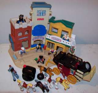   Western Town Cowboys Stagecoach Little People Great Adventures  