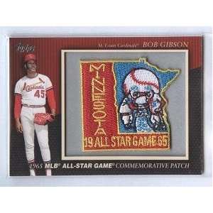   Patch Card #MCP 19   1965 All Star Game / St. Louis Cardinals Hall of