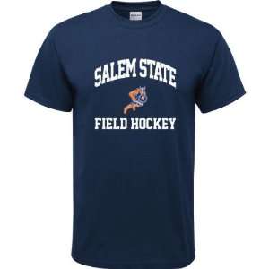  Salem State Vikings Navy Youth Field Hockey Arch T Shirt 