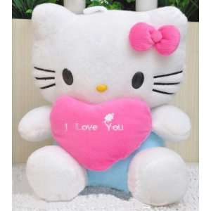  Couple Holding Heart Kitty Cat blue: Toys & Games