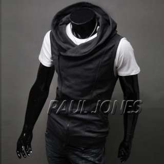 Unique Designed~ PJ Mens Korea Slim Fit Jackets Coat Hoody Vest 