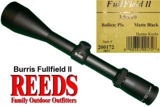 Burris Fullfield II Rifle Scope 3.5 10x50 Ballistic Plx  