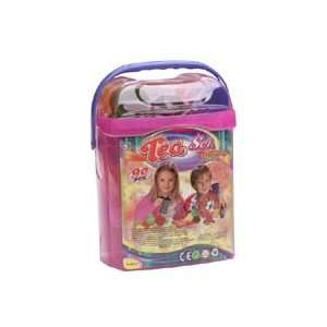  Play Tea Set with Carrying Box 90 pieces Toys & Games