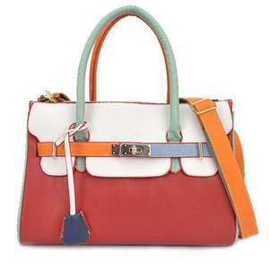 Simitter new fashion Wild color retro hit briefcase handbag shoulder 