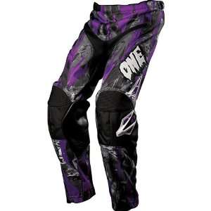 One Industries Twisted Youth Carbon Off Road Motorcycle Pants   Purple 