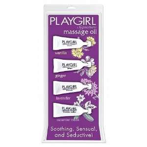  Playgirl Massage Oil Sampler   4 Pack Health & Personal 