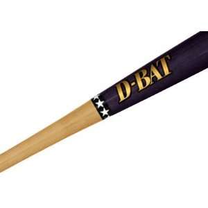  D Bat Pro Birch 141 Two Tone Baseball Bats UNFINISHED/NAVY 32 