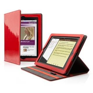  Ruby Patent Leather Folio View iPad Case