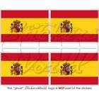 spain spanish national flag 50mm bumper helmet stickers returns 