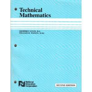 Technical mathematics Geoffrey Lenox  Books
