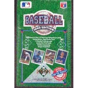    1990 Upper Deck High Number Baseball Box   36P: Sports & Outdoors
