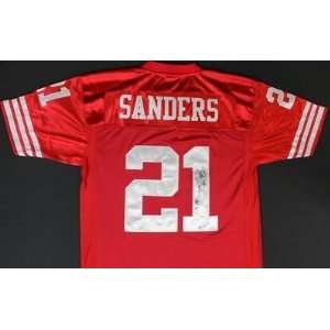 Deion Sanders Autographed Jersey   49ers Throwback Gai   Autographed 