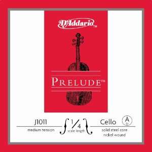  10 Prelude Cello A Single Strings 1/4 Med Tension Musical 