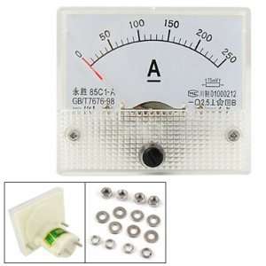  Amico DC 0 250A Analog AMP Current Panel Meter Amperemeter 