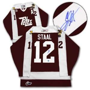  ERIC STAAL Peterborough Petes SIGNED CHL Hockey Jersey 