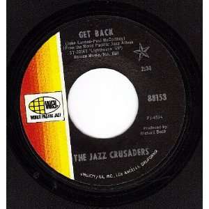   Back/Willie And Laura Mae Jones (The Jazz Crusaders VG++ 45) Music